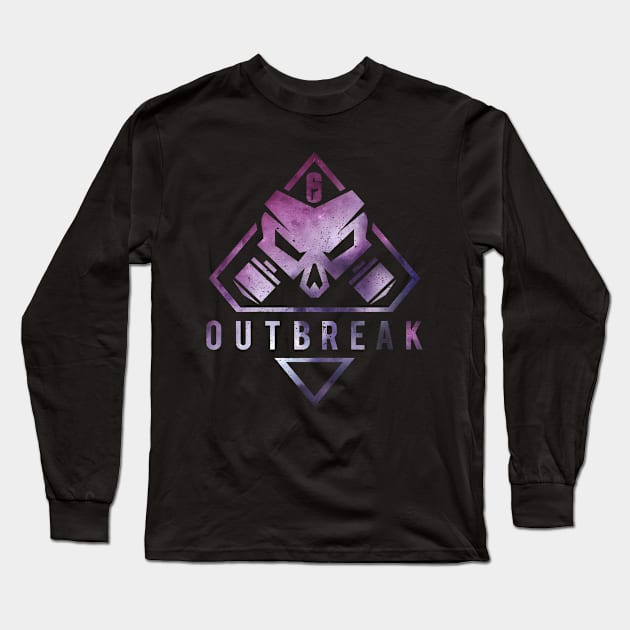 Outbreak (Galaxy) Long Sleeve T-Shirt by GTA